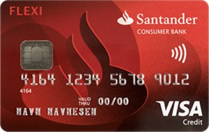 santanderflexivisa kredittkort